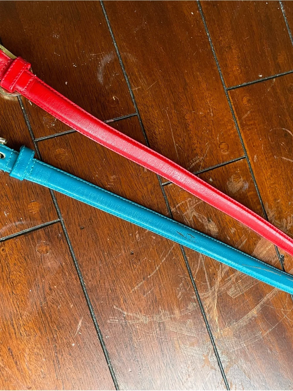 Vintage Belts  in Red and Turquoise